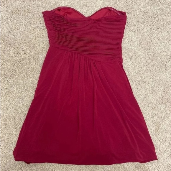 bebgmaxazria Red strapless ❤️ heart dress size2 - Picture 2 of 9
